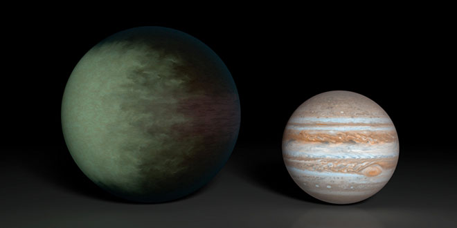Kepler-7b și Jupiter